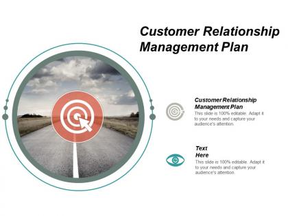 Customer relationship management plan ppt powerpoint presentation pictures mockup cpb