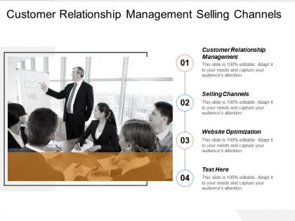 Customer relationship management selling channels website optimization cpb