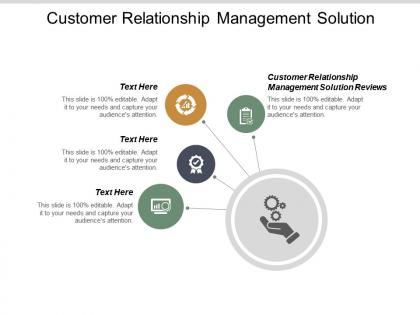 Customer relationship management solution ppt powerpoint presentation pictures objects cpb