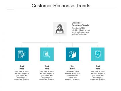 Customer response trends ppt powerpoint presentation slides examples cpb