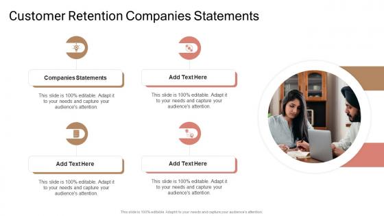 Customer Retention Companies Statements In Powerpoint And Google Slides Cpb
