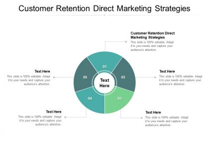 Customer retention direct marketing strategies ppt powerpoint presentation ideas rules cpb