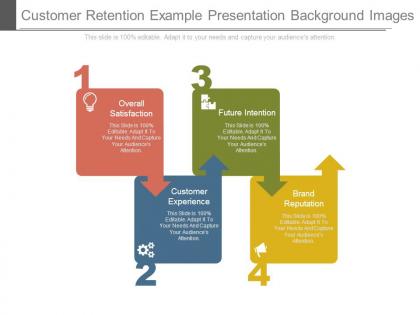 Customer retention example presentation background images
