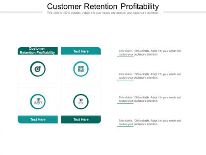 Customer retention profitability ppt powerpoint presentation model icons cpb