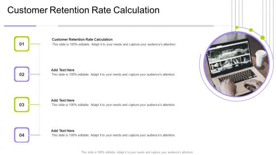 Customer Retention Rate Calculation In Powerpoint And Google Slides Cpb