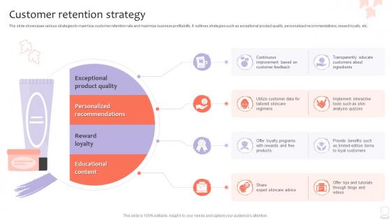 Customer Retention Strategy B2c Cosmetic Startup Go To Market Strategy GTM SS