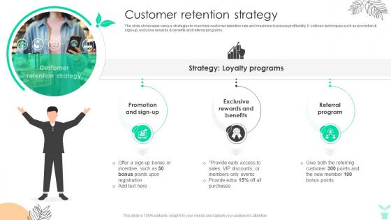 Customer Retention Strategy Online Plant Nursery Business Start Up Go To Market Strategy GTM SS