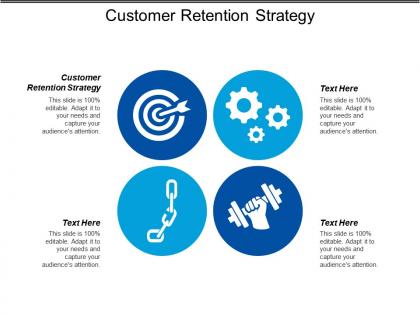 Customer retention strategy ppt powerpoint presentation gallery portfolio cpb
