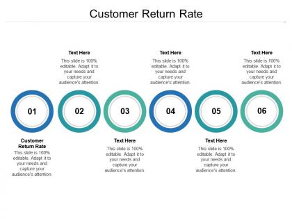 Customer return rate ppt powerpoint presentation file clipart cpb