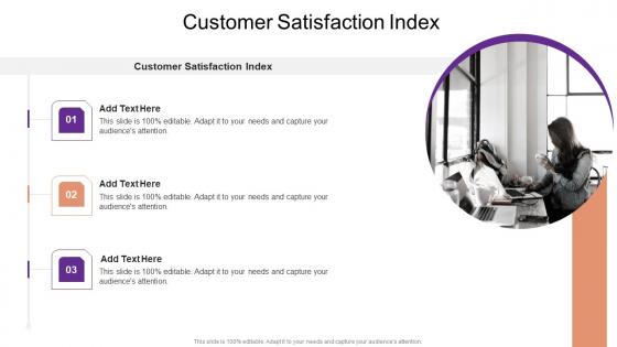 Customer Satisfaction Index In Powerpoint And Google Slides Cpb