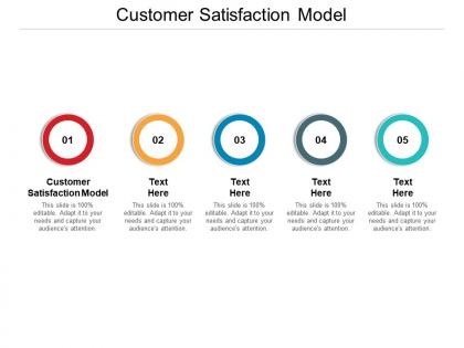 Customer satisfaction model ppt powerpoint presentation model infographics cpb
