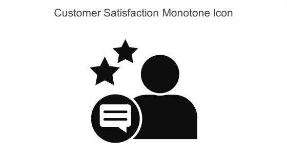 Customer Satisfaction Monotone Icon In Powerpoint Pptx Png And Editable Eps Format