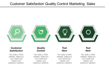 Customer satisfaction quality control marketing sales aggressive marketing