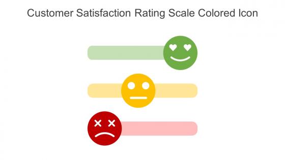 Customer Satisfaction Rating Scale Colored Icon In Powerpoint Pptx Png And Editable Eps Format