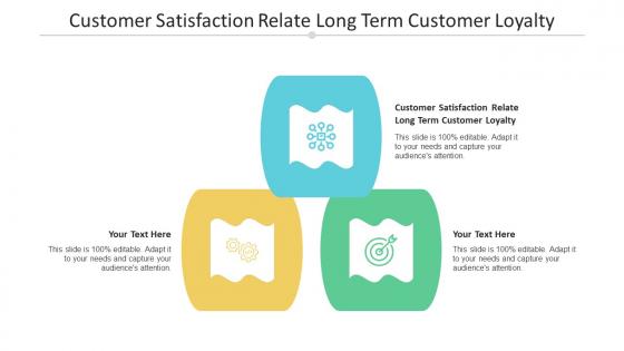 Customer satisfaction relate long term customer loyalty ppt powerpoint presentation slides cpb
