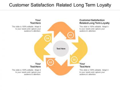 Customer satisfaction related long term loyalty ppt powerpoint presentation gallery slide portrait cpb