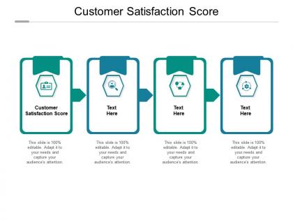 Customer satisfaction score ppt powerpoint presentation visual aids gallery cpb