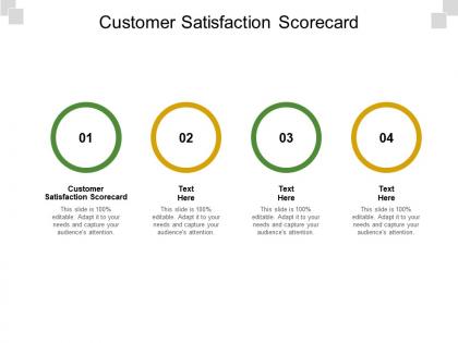 Customer satisfaction scorecard ppt powerpoint presentation file themes cpb