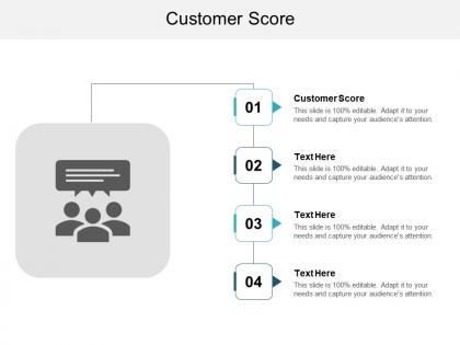 Customer score ppt powerpoint presentation pictures styles cpb