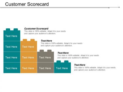 Customer scorecard ppt powerpoint presentation infographic template background image cpb