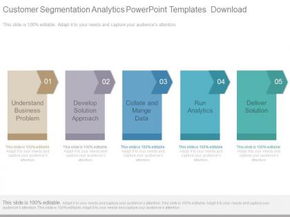 Customer segmentation analytics powerpoint templates download