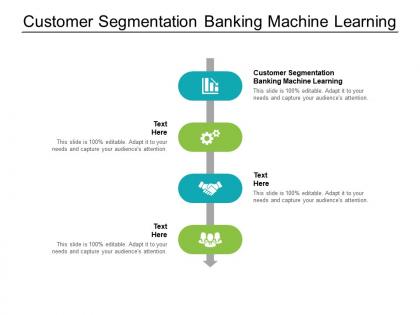 Customer segmentation banking machine learning ppt powerpoint presentation model format ideas cpb