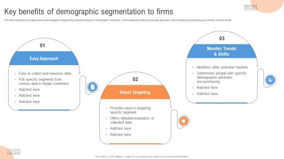 Customer Segmentation Key Benefits Of Demographic Segmentation To Firms MKT SS V