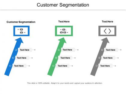 Customer segmentation ppt powerpoint presentation icon format cpb