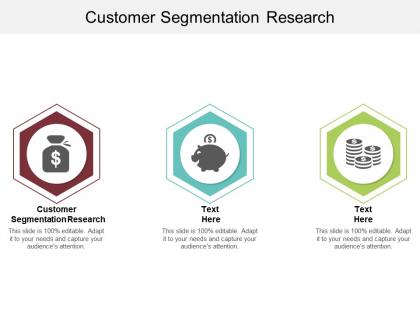 Customer segmentation research ppt powerpoint presentation styles design ideas cpb