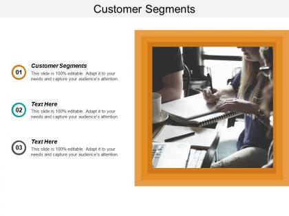 Customer segments ppt powerpoint presentation file background image cpb