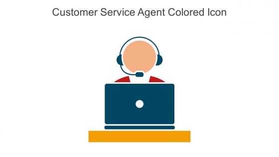 Customer Service Agent Colored Icon In Powerpoint Pptx Png And Editable Eps Format