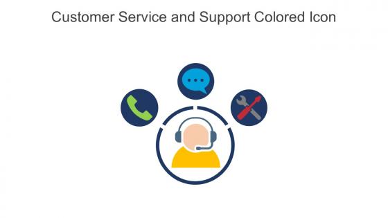 Customer Service And Support Colored Icon In Powerpoint Pptx Png And Editable Eps Format