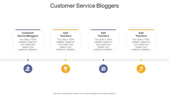 Customer Service Bloggers In Powerpoint And Google Slides Cpb