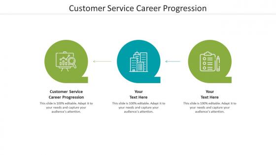 Customer service career progression ppt powerpoint presentation infographics files cpb