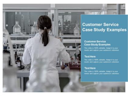 Customer service case study examples ppt powerpoint presentation icon slide cpb