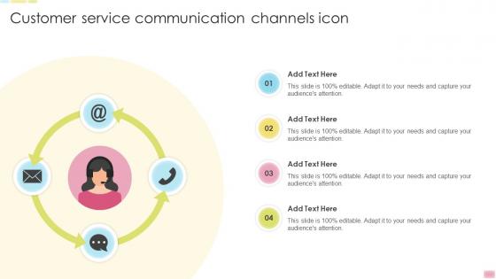 Customer Service Communication Channels Icon