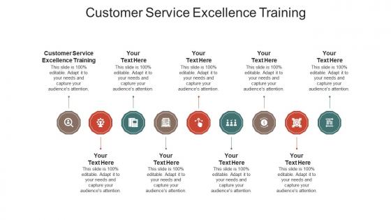 Customer service excellence training ppt powerpoint presentation infographic cpb