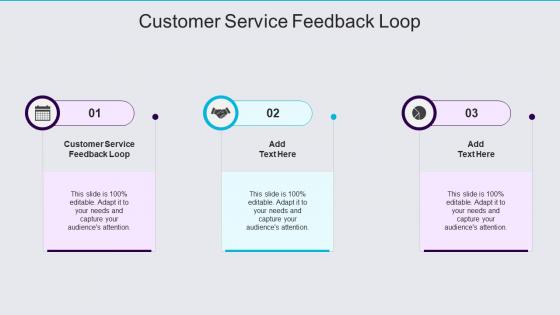 Customer Service Feedback Loop In Powerpoint And Google Slides Cpb