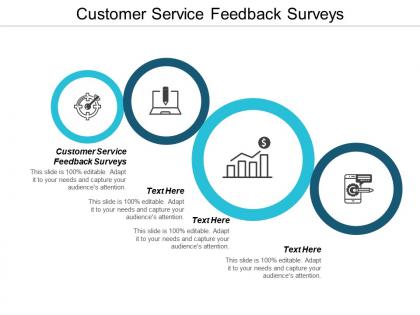 Customer service feedback surveys ppt powerpoint presentation gallery maker cpb