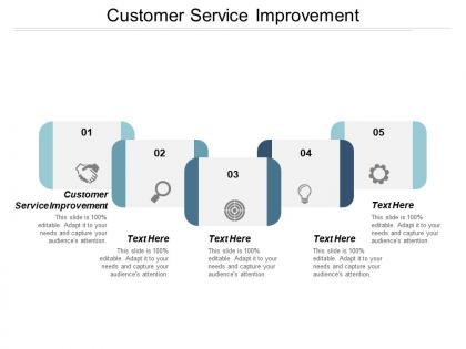 Customer service improvement ppt powerpoint presentation pictures format ideas cpb