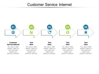 Customer service internet ppt powerpoint presentation outline elements cpb