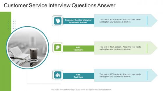Customer Service Interview Questions Answer In Powerpoint And Google Slides Cpb