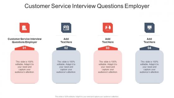 Customer Service Interview Questions Employer In Powerpoint And Google Slides Cpb