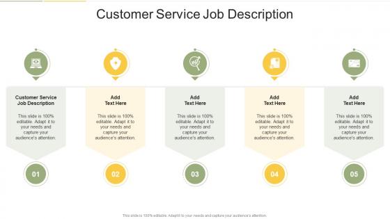 Customer Service Job Description In Powerpoint And Google Slides Cpb