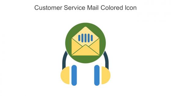 Customer Service Mail Colored Icon In Powerpoint Pptx Png And Editable Eps Format