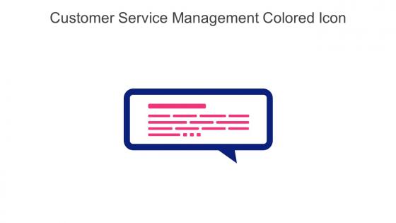Customer Service Management Colored Icon In Powerpoint Pptx Png And Editable Eps Format