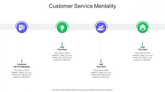 Customer Service Mentality In Powerpoint And Google Slides Cpb