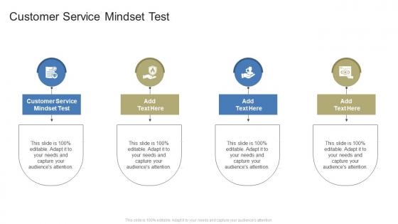 Customer Service Mindset Test In Powerpoint And Google Slides Cpb