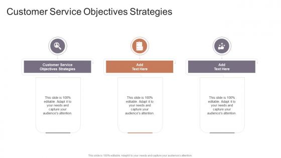 Customer Service Objectives Strategies In Powerpoint And Google Slides Cpb