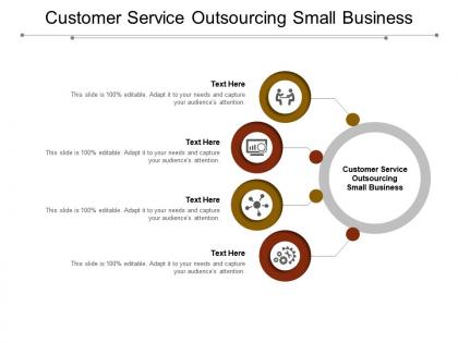 Customer service outsourcing small business ppt powerpoint presentation slides guidelines cpb
